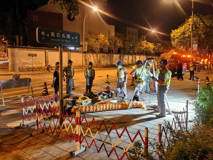 市應急管理局對我公司有限空間作業進行現場檢查 